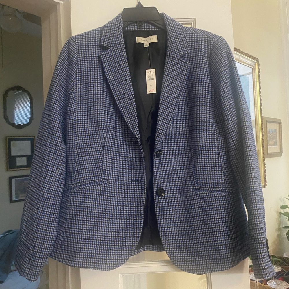 NWT Tweed Talbots Blazer